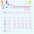 Calendar for December 2012