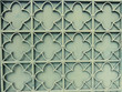Photo: Green Star pattern on Metal Gate Green Star pattern on Metal Gate