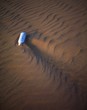Garbage On A Sandy Beach