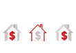 Three houses