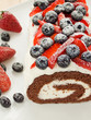 Berry roulade
