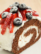 Berry roulade
