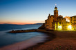 Camogli at night