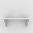 Empty White Shelf