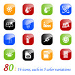Energy icons - color series Energy icons - color series