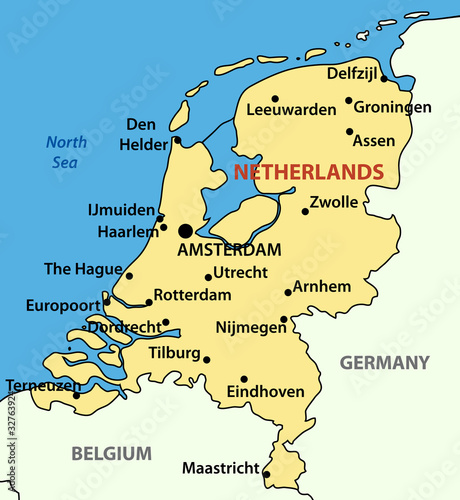 Vector: vector illustration - The Kingdom of the Netherlands vector illustration - The Kingdom of the Netherlands