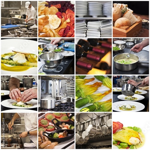 Photo: Collage cuisine et gastronomie Collage cuisine et gastronomie