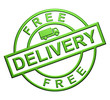 "Free Delivery" Green Icon