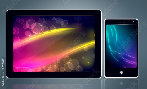 Photo: Tablet PC & Smartphone Tablet PC & Smartphone
