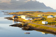 Typical icelandic landscape - Djupivogur village