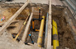 Arbeiten an der Gas-Versorgung