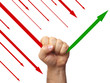 grafico stilizzato pugno