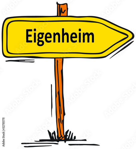 Illustration: zum Eigenheim... zum Eigenheim...