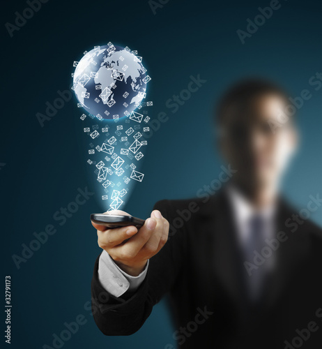 Foto: Touch screen mobile phone Touch screen mobile phone