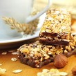 Müsliriegel mit Schokolade