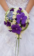 Bride with bouquet, closeup Bride with bouquet, closeup