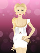 Vector: Glamour trendy girl Glamour trendy girl