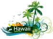 Vector tropical background