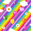 Vecteur : Colorful Birthday Illustration Design Colorful Birthday Illustration Design
