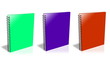 Conceptual video choose color of the Binder. ENDLESS LOOP