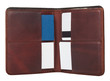 Leather Wallet Isolated on a pure white background.