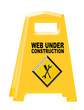 web under constrution sign