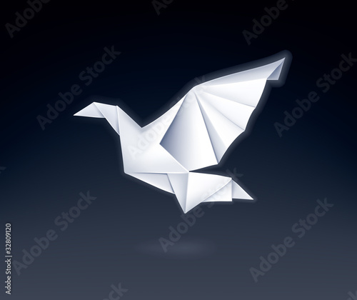 Vector: Paper Dove Paper Dove