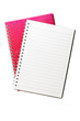 notebook isolated on white