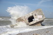 blockhaus dans la tempête