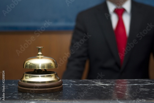 Photo: Hotel service bell Hotel service bell