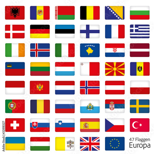 Vektor: Europa Flaggen Fahnen Set Buttons Icons Sprachen 2 Europa Flaggen Fahnen Set Buttons Icons Sprachen 2