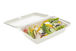 Take away greek salad. Clipping Path