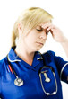 overworked nurse