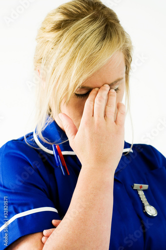 Photo: tiring nurse tiring nurse