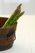 asparagus in the basket