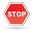 panneau de signalisation: STOP
