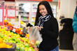Asian Woman in Supermarket