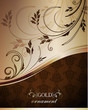 Decorative golden background Decorative golden background