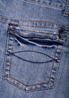 Blue jeans fabric with pocket Blue jeans fabric with pocket