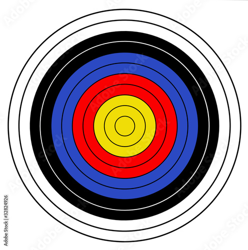 Illustration: Bogenscheibe Bogenscheibe