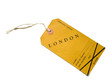 Photo: Vintage airline tag Vintage airline tag