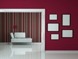 Wohndesign - weisses Sofa mit Bilder