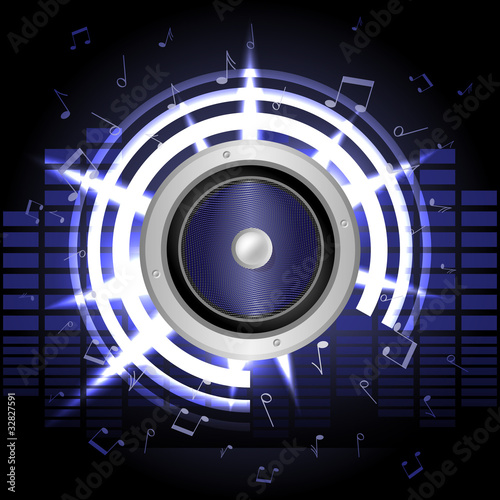 Vector: Music background Music background