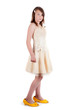 ����: Teenager girl in mother's dress and shoes � Anna Tihhomirova #32829927
