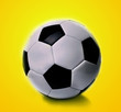 black and white soccer ball