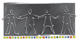 United People concept, simple linear symbolic drawing