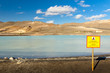 Lake with hot water - Iceland.