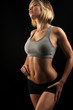 Photo: Woman in wearout gear Woman in wearout gear