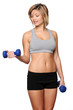 Photo: Young woman working out Young woman working out