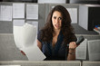 Confused Female Employee